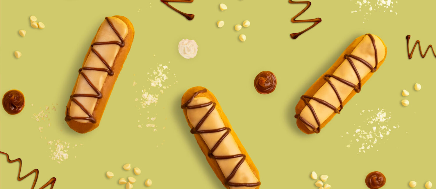 The Delicious Dessert Company Blonde Chocolate Eclairs