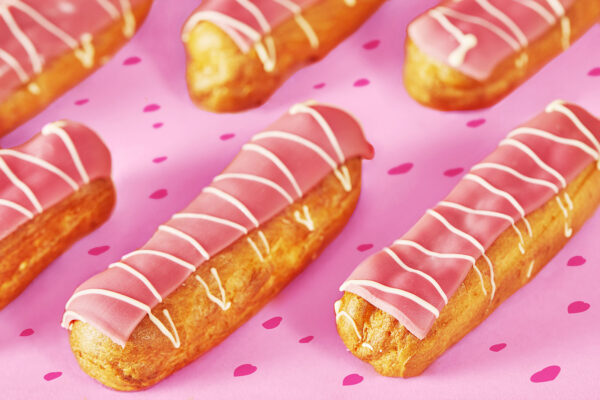 love you straw berry much eclairs