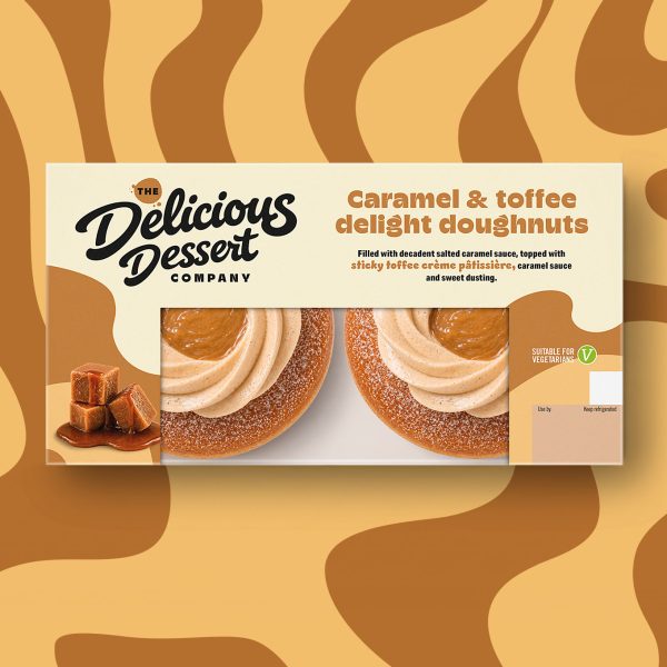 The Delicious Dessert Company Caramel & toffee delight doughnuts