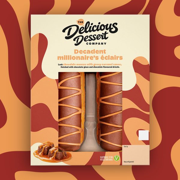 The Delicious Dessert Company Decadent millionaire’s éclairs